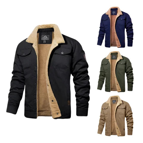 Luxe Evander Fleece Cargo Jas